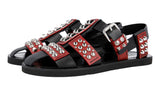 Prada Men's Multicoloured Leather Sandals 2X3008