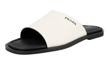 Prada Men's 2X3017 3E0N F0009 Saffiano Leather Leather Sandals