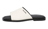 Prada Men's White Saffiano Leather Sandals 2X3017