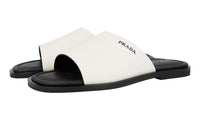 Prada Men's White High-Quality Saffiano Leather Sandals 2X3017