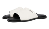 Prada Men's White Saffiano Leather Sandals 2X3017
