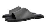 Prada Men's Grey High-Quality Saffiano Leather Sandals 2X3017