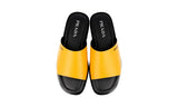 Prada Men's Yellow Saffiano Leather Sandals 2X3017