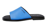 Prada Men's Blue Saffiano Leather Sandals 2X3017