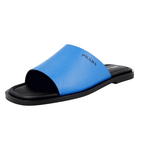 Prada Men's Blue High-Quality Saffiano Leather Sandals 2X3017