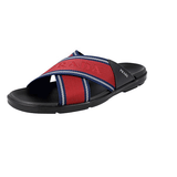Prada Men's Red Brushed Spazzolato Sandals 2X3032