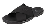 Prada Men's 2X3032 3L74 F0002 Leather Sandals