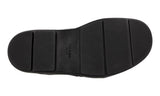Prada Men's Black Leather + Nylon Crisscross Slides Sandals 2X3032