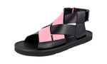 Prada Men's 2X3048 A21 F047K Leather Sandals