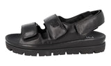 Prada Men's Black Leather Sandals 2X3064