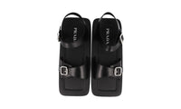 Prada Men's Black Leather Sandals 2X3071