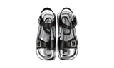 Prada Men's Black Leather Runway Laufsteg Square Eckig Sandals 2X3071