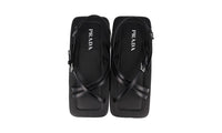 Prada Men's Black Leather Sandals 2X3075