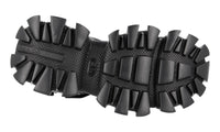 Prada Men's Black Leather Cloudbust Thunder Monolith Sandals 2X3077