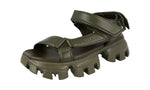 Prada Men's 2X3077 072 F0161 Leather Sandals