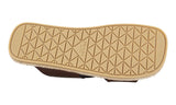 Prada Men's Brown Leather Espadrilles Sole Slides Sandals 2X3141