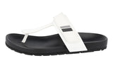 Prada Men's White Leather Sandals 2Y3013