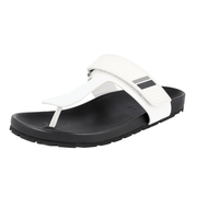 Prada Men's White Leather Sandals 2Y3013