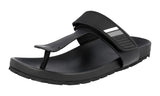 Prada Men's 2Y3013 34A F0806 Leather Sandals