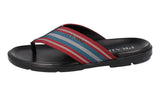 Prada Men's Black Leather Sandals 2Y3030