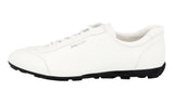 Prada Women's White Leather Lane Sneaker 3E4900