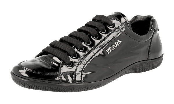 Prada Women's 3E5620 3E1N F0002 Leather Sneaker