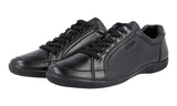 Prada Women's Black Leather Sneaker 3E5620