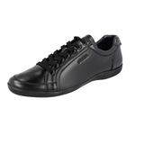 Prada Women's Black Leather Sneaker 3E5620