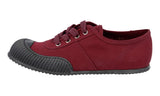 Prada Women's Red Heavy-Duty Rubber Sole Sneaker 3E5838