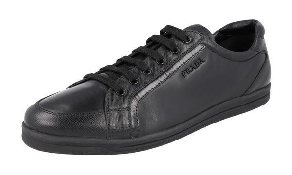 Prada Women's 3E5892 2AJ9 F0002 High-Quality Saffiano Leather Leather Sneaker