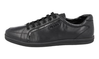 Prada Women's Black High-Quality Saffiano Leather Sneaker 3E5892