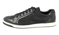 Prada Women's Blue High-Quality Saffiano Leather Sneaker 3E5892