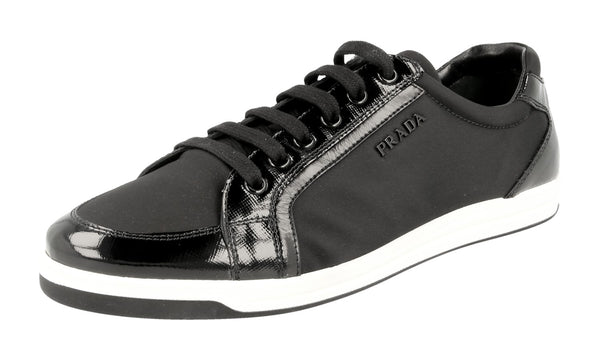 Prada Women's 3E5892 3F8L F0967 High-Quality Saffiano Leather Leather Sneaker