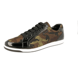 Prada Women's Green Saffiano Leather Sneaker 3E5892