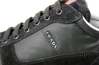 Prada Women's Black Leather Sneaker 3E5939