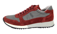 Prada Women's Red Leather Sneaker 3E5939