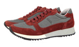 Prada Women's Red Leather Sneaker 3E5939