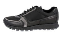 Prada Women's Black Leather Matchrace Sneaker 3E6026