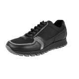 Prada Women's Black Leather Matchrace Sneaker 3E6026