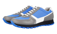 Prada Women's Blue Leather Matchrace Sneaker 3E6026