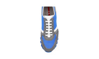 Prada Women's Blue Leather Matchrace Sneaker 3E6026