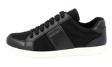 Prada Women's Black Leather Downtown Sneaker 3E6184