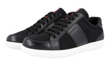 Prada Women's Black Leather Downtown Sneaker 3E6184