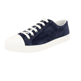 Prada Women's Blue Leather Sneaker 3E6202