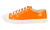 Prada Women's Orange Leather Sneaker 3E6202