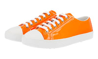 Prada Women's Orange Leather Sneaker 3E6202