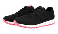 Prada Women's Black Heavy-Duty Rubber Sole Sneaker 3E6270