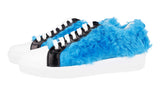 Prada Women's Blue Leather Sneaker 3E6299