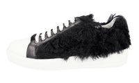 Prada Women's Black Leather Sneaker 3E6299