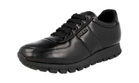 Prada Women's 3E6386 UKY F0002 Leather Sneaker